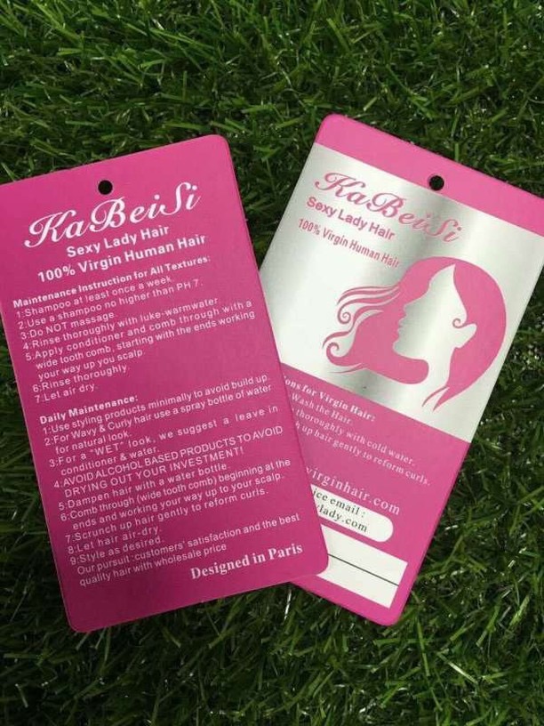 Customized hair tags 48days process (500pcs),Customs/Headband