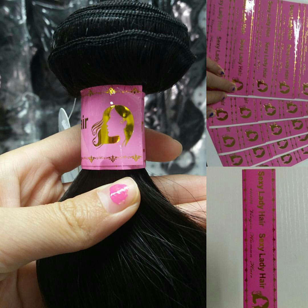Customized hair labels 46days process,Customs/Headband