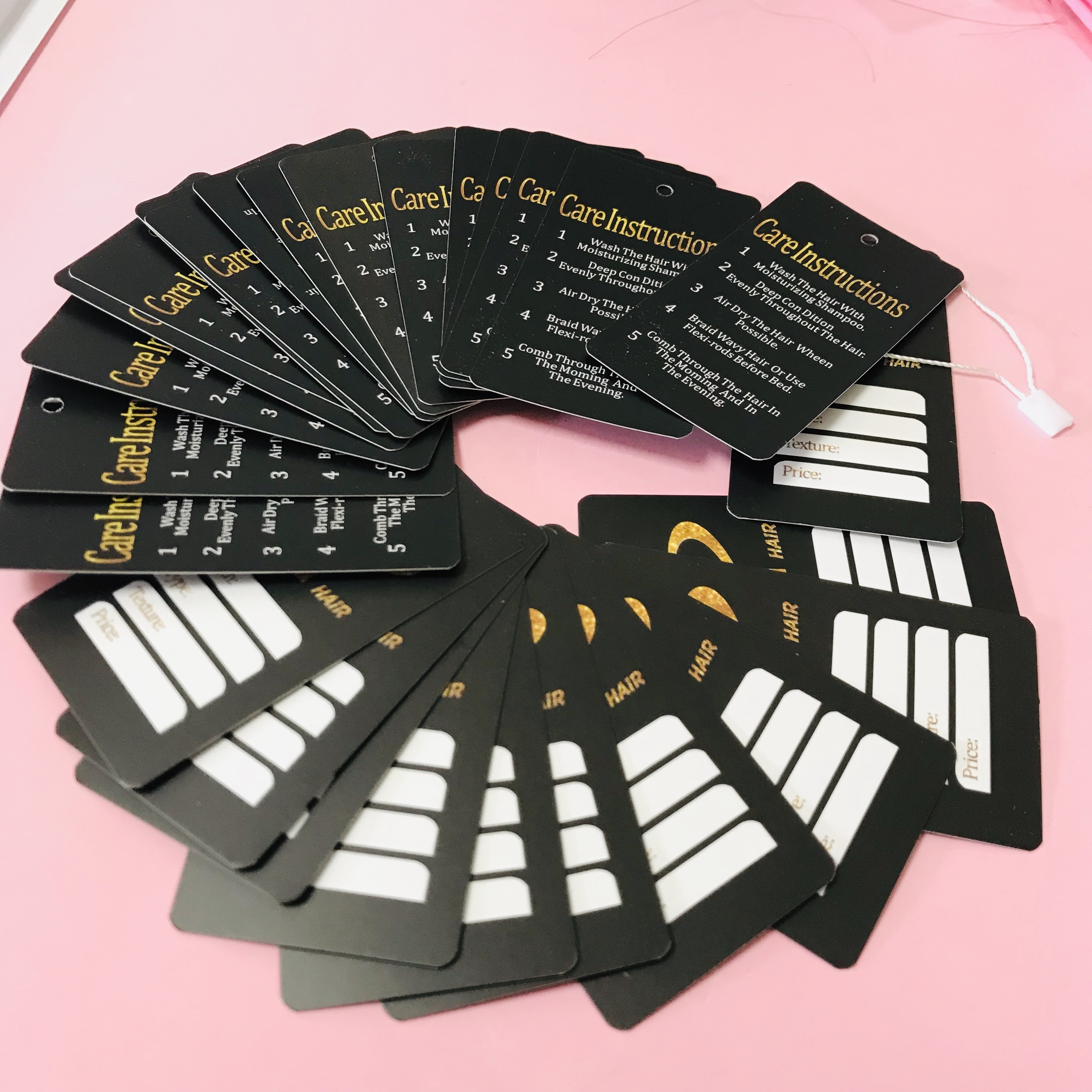Customized hair tags 48days process (500pcs),Customs/Headband