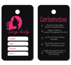 Customized hair tags  4-8days process (500pcs)