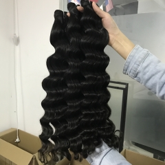 Raw hair 3pcs bundles+closure